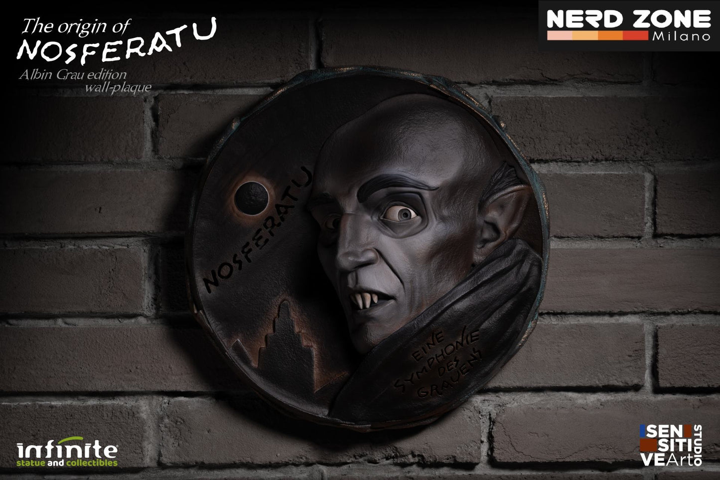 PRE ORDER - INFINITE STATUE - The Origin Of Nosferatu Albin Grau Edition Wall Plaque