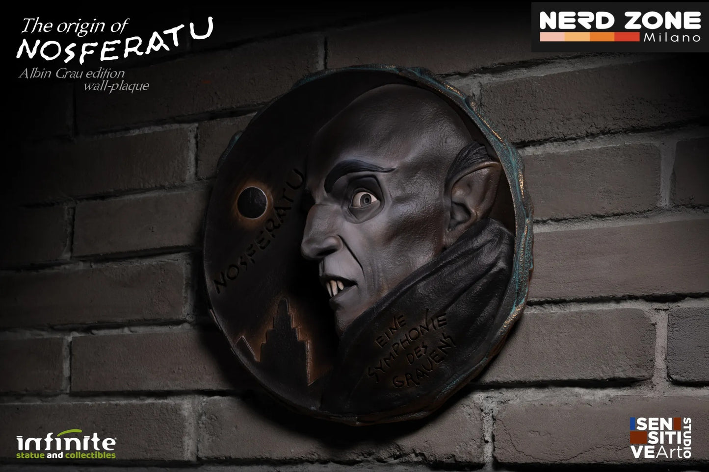 PRE ORDER - INFINITE STATUE - The Origin Of Nosferatu Albin Grau Edition Wall Plaque
