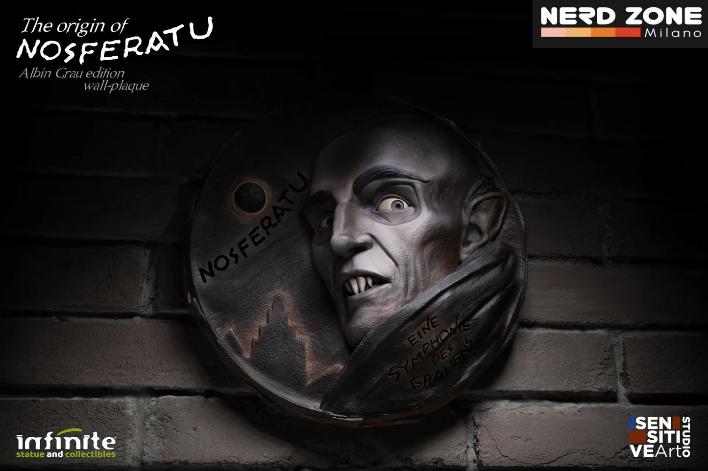 PRE ORDER - INFINITE STATUE - The Origin Of Nosferatu Albin Grau Edition Wall Plaque