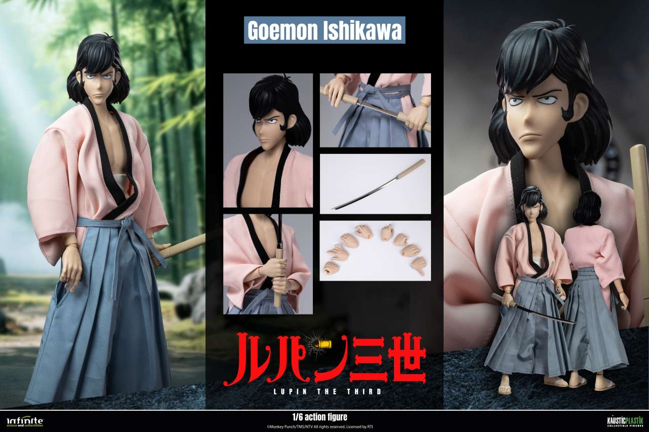 PRE ORDER - INFINITE STATUE - Lupin The 3rd The Italian Adventure Goemon Ishikawa XIII Regular & Deluxe Edition