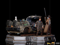 IRON STUDIOS - Back to the Future III Art Scale Statues 1/10 Full Set Deluxe 57 cm