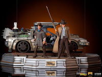 IRON STUDIOS - Back to the Future III Art Scale Statues 1/10 Full Set Deluxe 57 cm