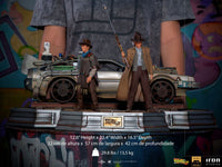IRON STUDIOS - Back to the Future III Art Scale Statues 1/10 Full Set Deluxe 57 cm