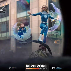 IRON STUDIOS - Fantastic Four Steps Invisible Woman And Franklin 1/10 Statue