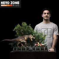 IRON STUDIOS - Jurassic Park Demi Art T-Rex Attacks 1/20 Statue