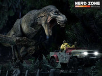 IRON STUDIOS - Jurassic Park Demi Art T-Rex Attacks 1/20 Statue