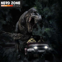 IRON STUDIOS - Jurassic Park Demi Art T-Rex Attacks 1/20 Statue