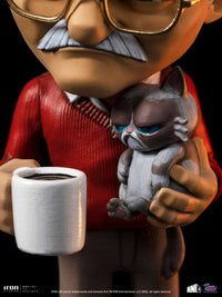 IRON STUDIOS - Stan Lee Mini Co. PVC Figure Stan Lee with Grumpy Cat 14 cm
