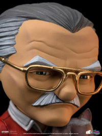 IRON STUDIOS - Stan Lee Mini Co. PVC Figure Stan Lee with Grumpy Cat 14 cm