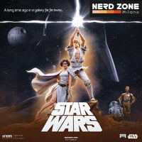 IRON STUDIOS - Star Wars Luke and Leia Dlx 1/10 Statue