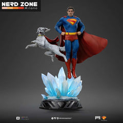 IRON STUDIOS - Superman Legacy Superman & Krypto 1/10 Statue