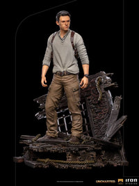 IRON STUDIOS - Uncharted Movie Deluxe Art Scale Statue 1/10 Nathan Drake 22 cm