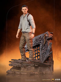 IRON STUDIOS - Uncharted Movie Deluxe Art Scale Statue 1/10 Nathan Drake 22 cm