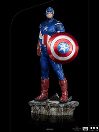 IRON STUDIOS - The Infinity Saga BDS Art Scale Statue 1/10 Captain America Battle of NY 23 cm