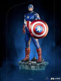 IRON STUDIOS - The Infinity Saga BDS Art Scale Statue 1/10 Captain America Battle of NY 23 cm