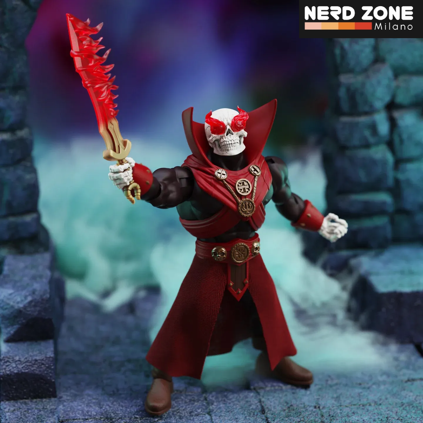 PRE ORDINE - BOSS FIGHT STUDIO - Immortal Champions Conan Thulsa Doom Undead Sorcerer Action Figure