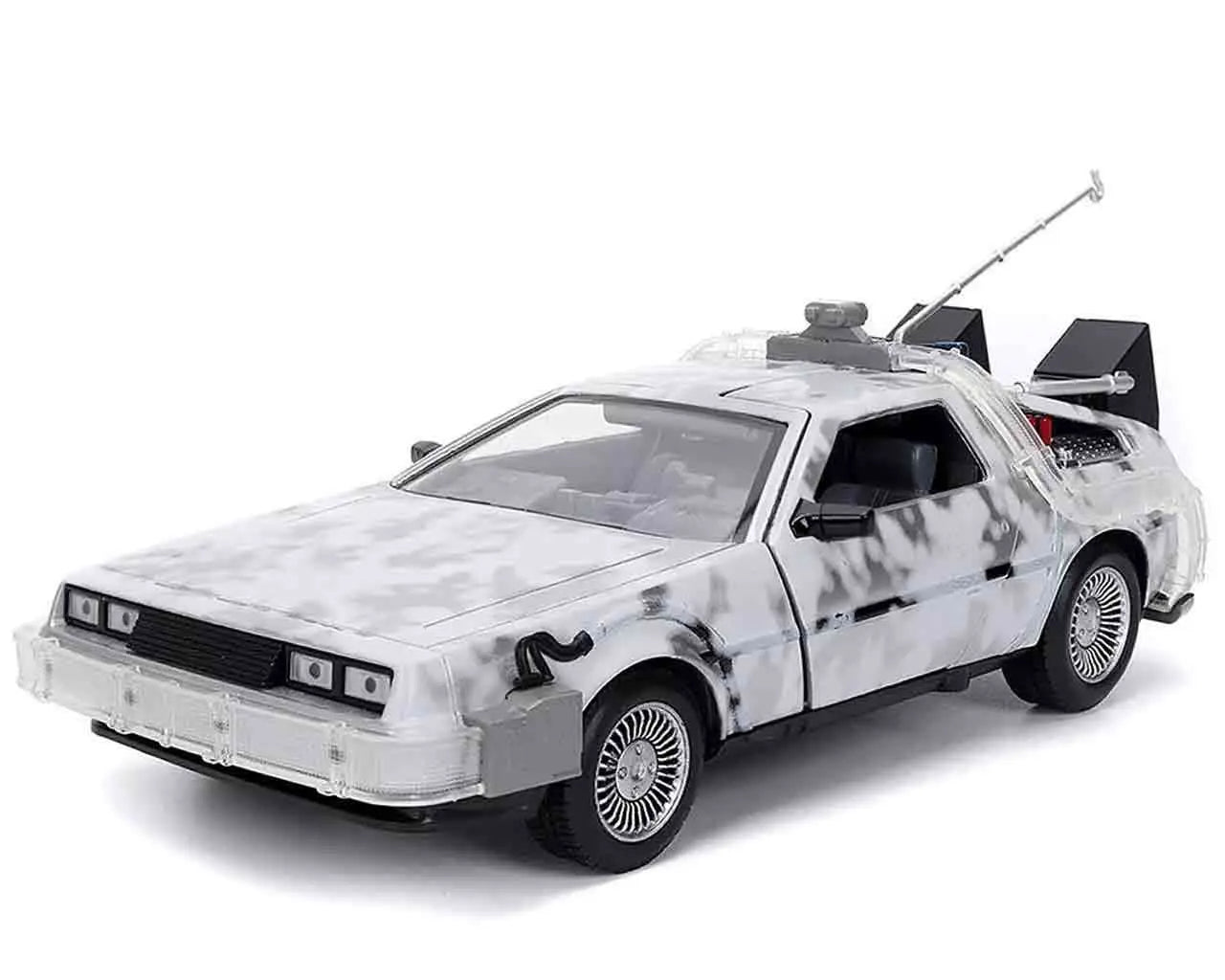 JADA TOYS - Back To The Future Part I - 1982 De Lorean Dmc 12 With Frost Effect - 1:24 Die-cast Model Limited Edition