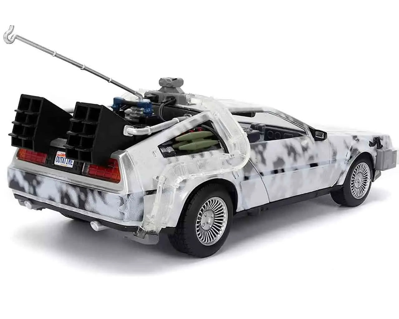 JADA TOYS - Back To The Future Part I - 1982 De Lorean Dmc 12 With Frost Effect - 1:24 Die-cast Model Limited Edition