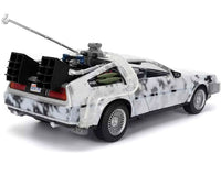 JADA TOYS - Back To The Future Part I - 1982 De Lorean Dmc 12 With Frost Effect - 1:24 Die-cast Model Limited Edition