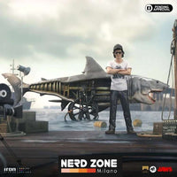 PRE ORDINE - Jaws Deluxe Art Scale Statue 1/10 Steven Spielberg Jaws 50th anniversary 27 cm