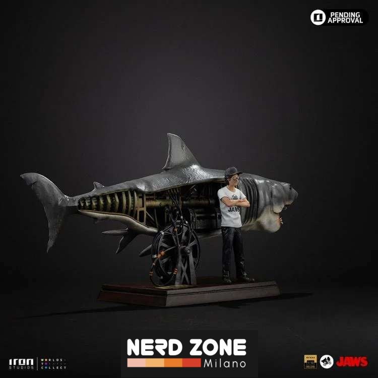 PRE ORDINE - Jaws Deluxe Art Scale Statue 1/10 Steven Spielberg Jaws 50th anniversary 27 cm