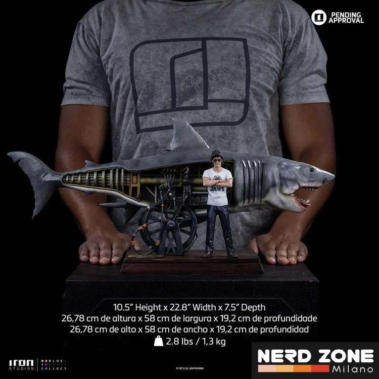 PRE ORDINE - Jaws Deluxe Art Scale Statue 1/10 Steven Spielberg Jaws 50th anniversary 27 cm