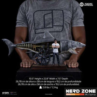 PRE ORDINE - Jaws Deluxe Art Scale Statue 1/10 Steven Spielberg Jaws 50th anniversary 27 cm