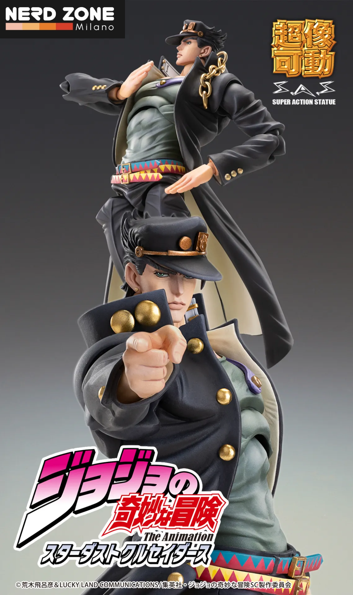 PRE ORDINE - MEDICOS - Jojo Bizarre Adventure 3 Jotaro Kujo Ver 2 Chozokado Action Figure