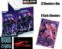 PRE ORDINE KAYOU - K-pop Demon Hunters - Energy Edition - Collectible Cards Booster Box (12)