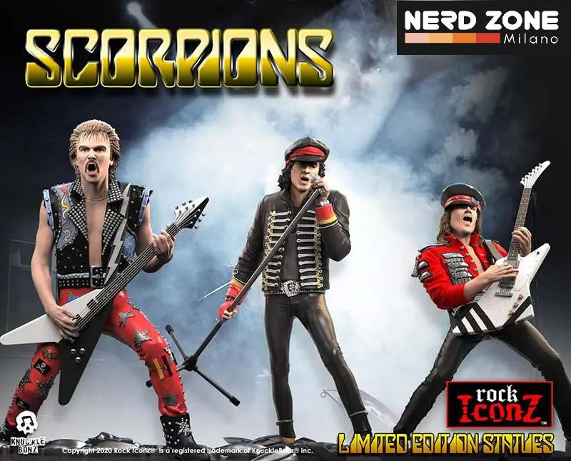 KNUCKLE BONZ - Rock Iconz Scorpions Band Statue Set