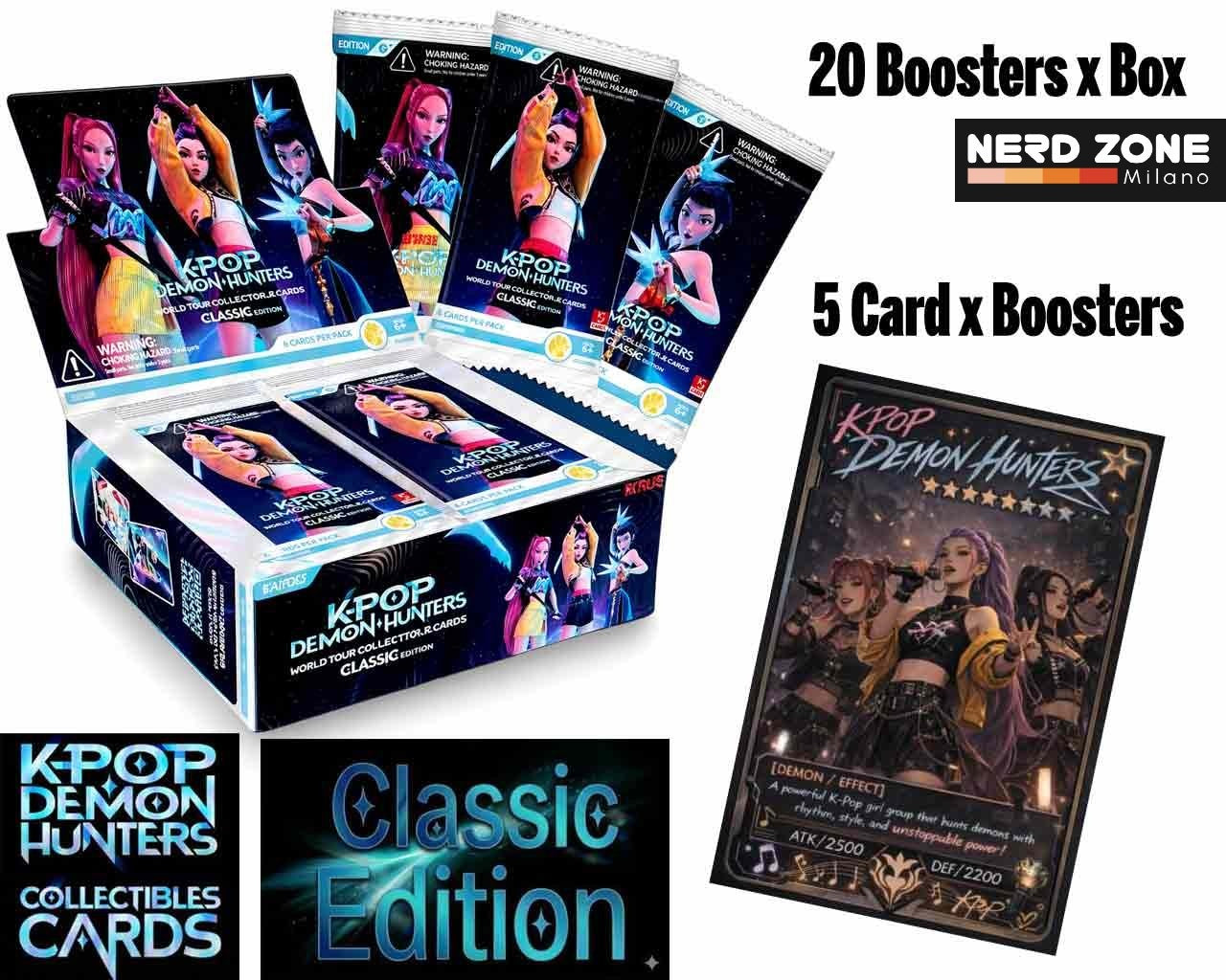 PRE ORDINE KAYOU - K-pop Demon Hunters - Classic Edition - Collectible Cards Booster Box (20)