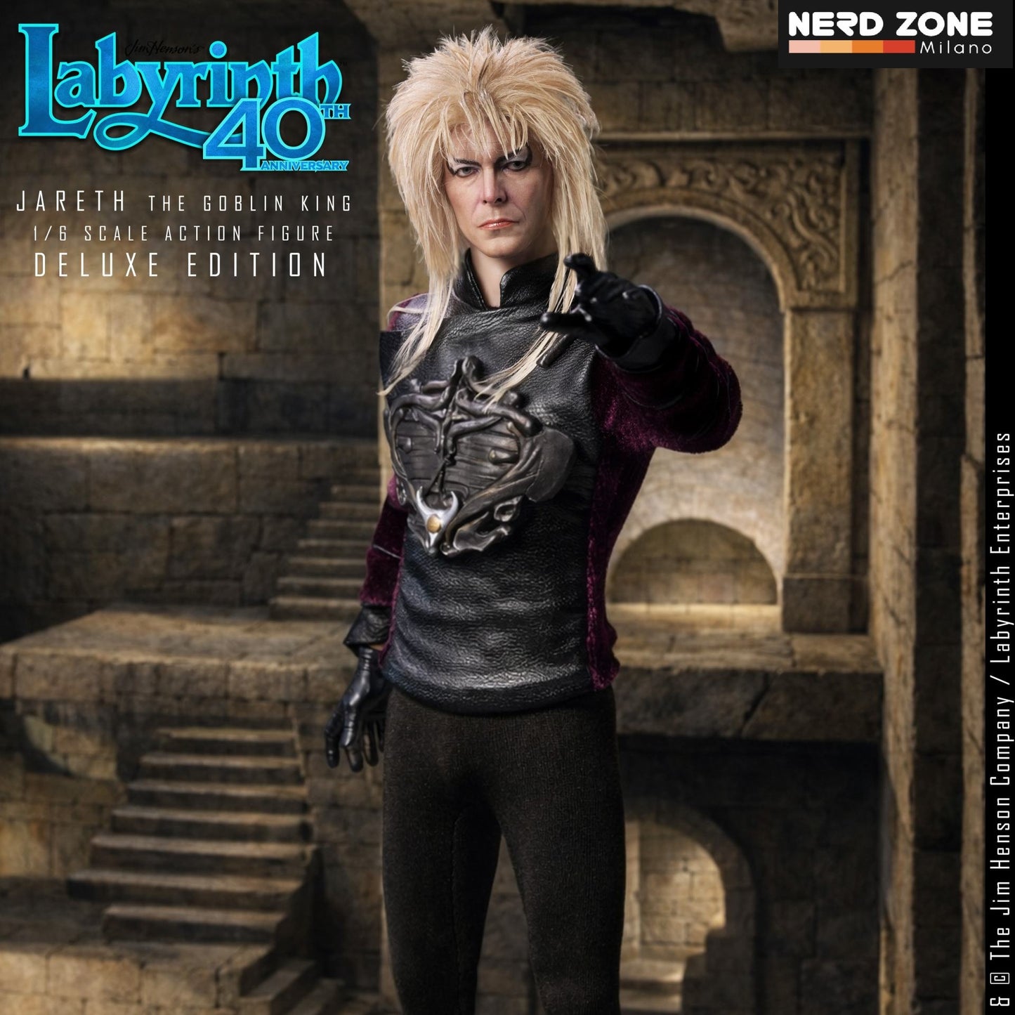 PRE ORDINE INFINITE STATUE - Labyrinth Jareth The Goblin King 1/6 Action Figure Deluxe Edition