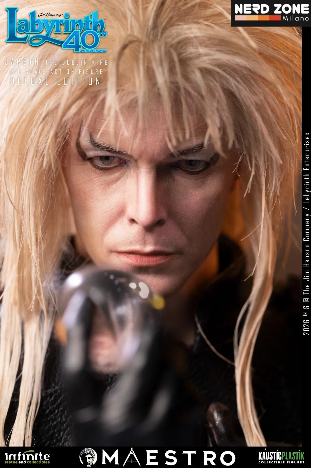 PRE ORDINE INFINITE STATUE - Labyrinth Jareth The Goblin King 1/6 Action Figure Deluxe Edition