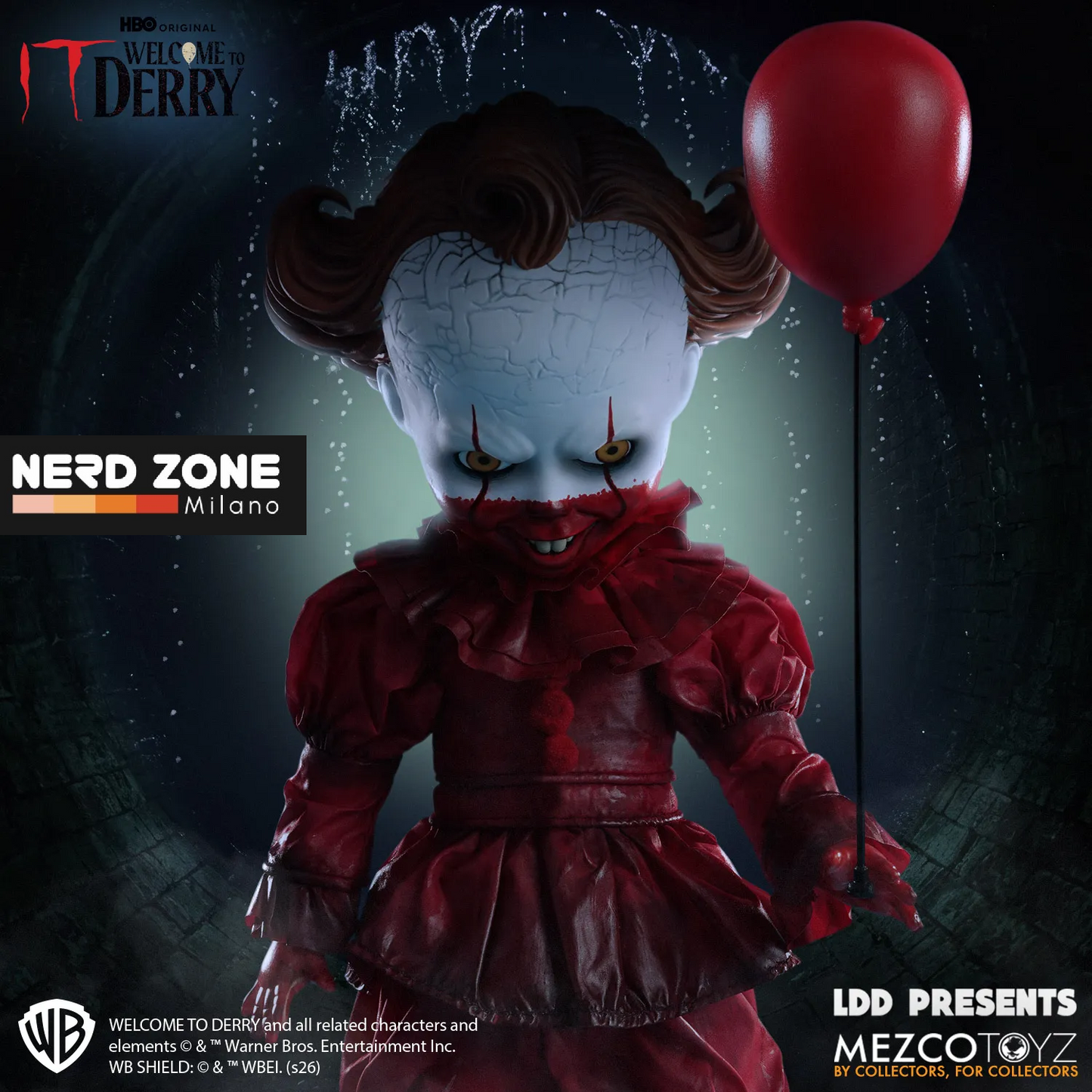 PRE ORDER - MEZCO - Ldd Presents Welcome To Derry Pennywise