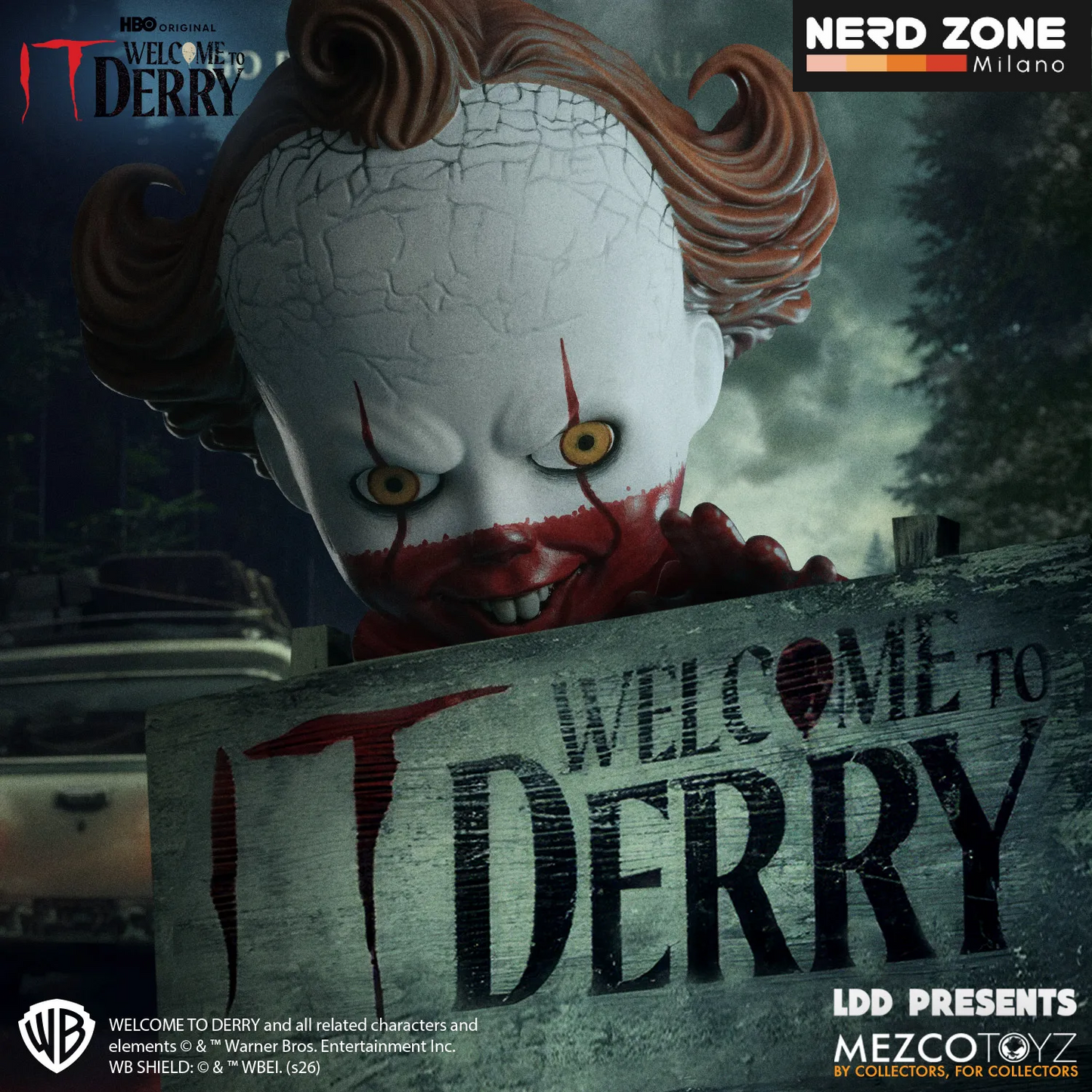 PRE ORDER - MEZCO - Ldd Presents Welcome To Derry Pennywise
