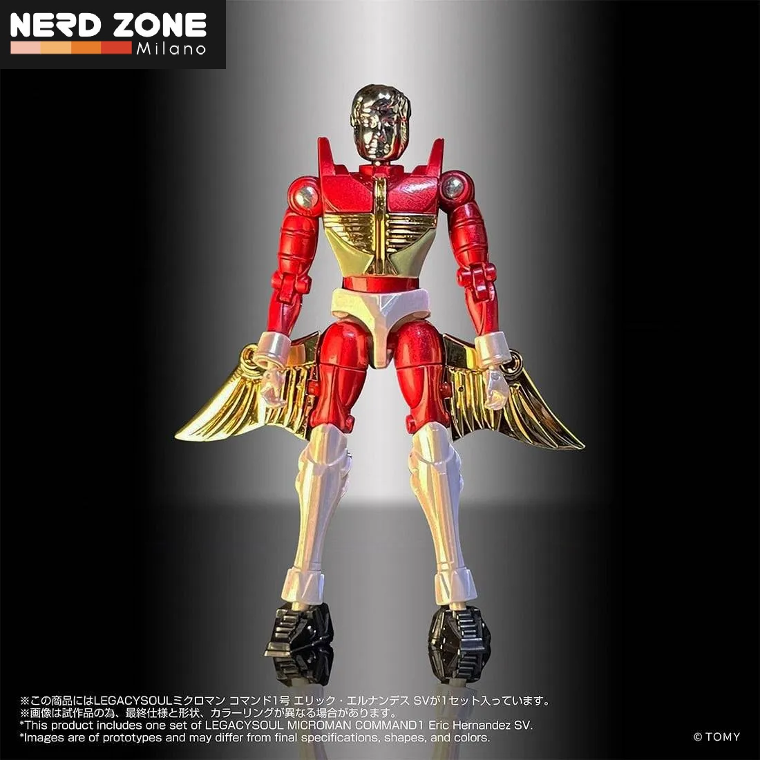 PRE ORDER - TAKARA TOMY - Legacysoul Microman Command #1 Eric Hernandez Sv Figure