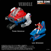 PRE ORDER - TAKARA TOMY - Legacysoul Microman Robotman F-drill Tank Set