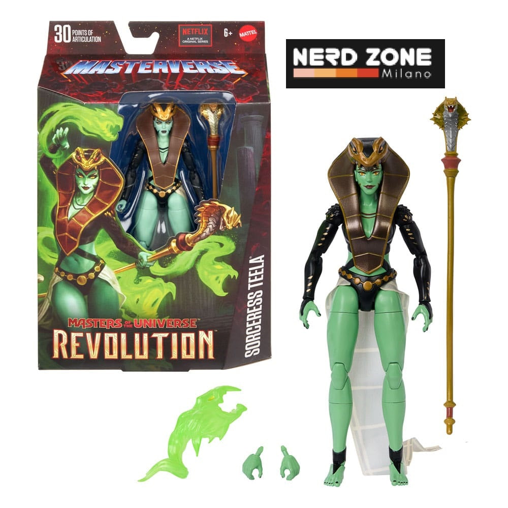 MATTEL - Masters of the Universe: Revolution Masterverse Action Figure Snake Sorceress Teela 18 cm