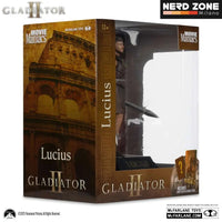 MCFARLANE 2025 - Movie Maniacs Lucius Gladiator 2 6" Posed Figure