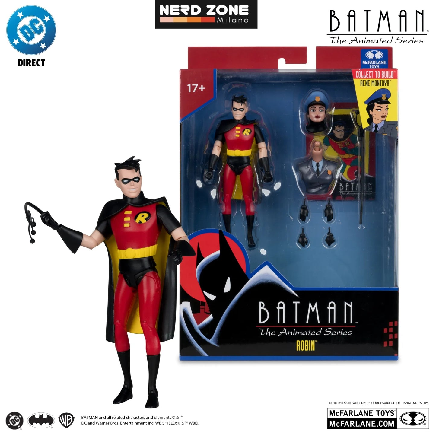 PRE ORDINE MCFARLANE 2025 Dc Direct Batman Animated Build-a-figure Wave 6 Action Figure Set (4)