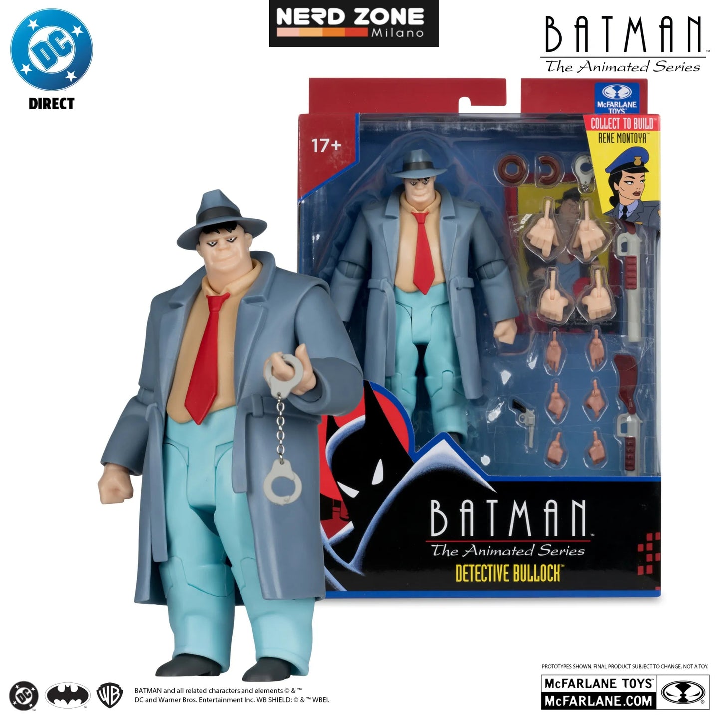 PRE ORDINE MCFARLANE 2025 Dc Direct Batman Animated Build-a-figure Wave 6 Action Figure Set (4)