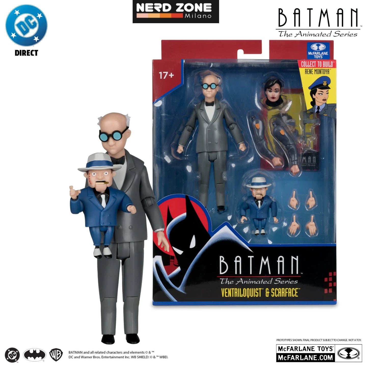 PRE ORDINE MCFARLANE 2025 Dc Direct Batman Animated Build-a-figure Wave 6 Action Figure Set (4)