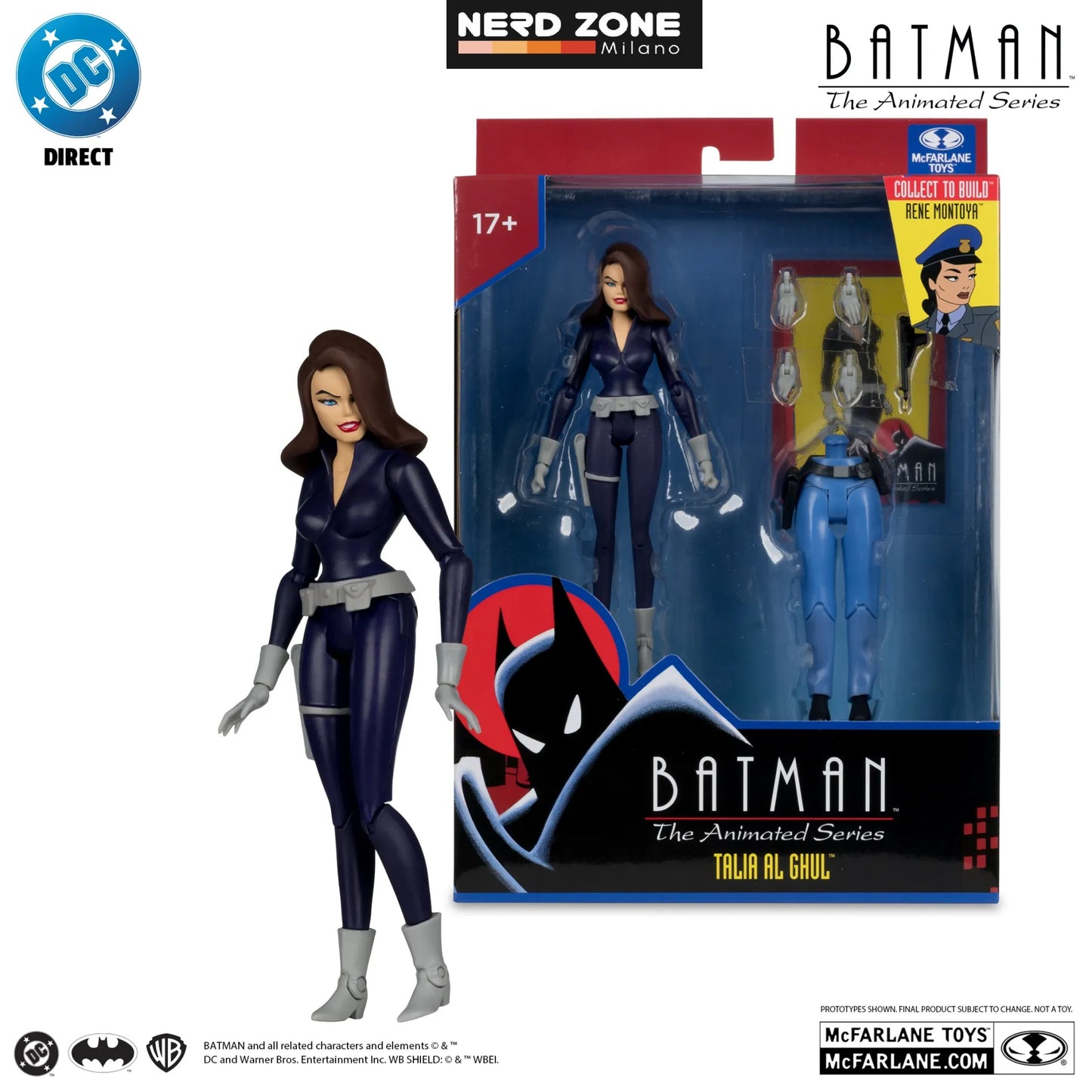 PRE ORDINE MCFARLANE 2025 Dc Direct Batman Animated Build-a-figure Wave 6 Action Figure Set (4)
