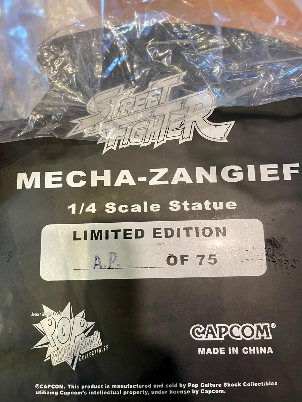 MECHA ZANGIEF AP/75 Sideshow EXCLUSIVE Street Fighter Pop Culture Shock Artist Proof