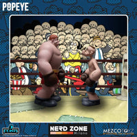 MEZCO - Popeye 5 Points Deluxe Figure Set Popeye & Oxheart 9 cm