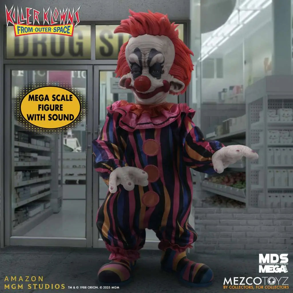 PRE ORDINE - Killer Klowns from Outer Space MDS Mega Scale Plush Doll Rudy 38 cm