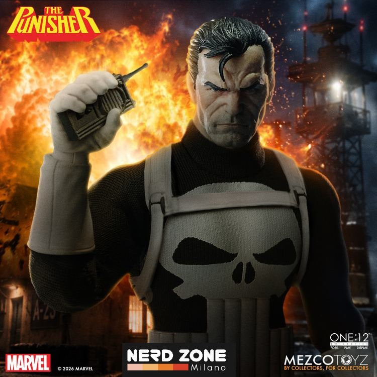 PRE ORDINE MEZCO One 12 Collective Punisher Action Figure