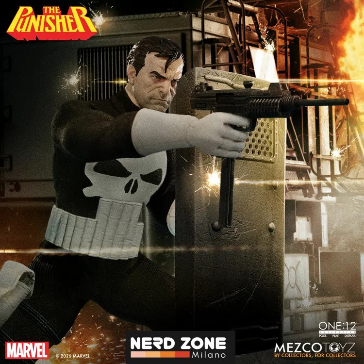 PRE ORDINE MEZCO One 12 Collective Punisher Action Figure
