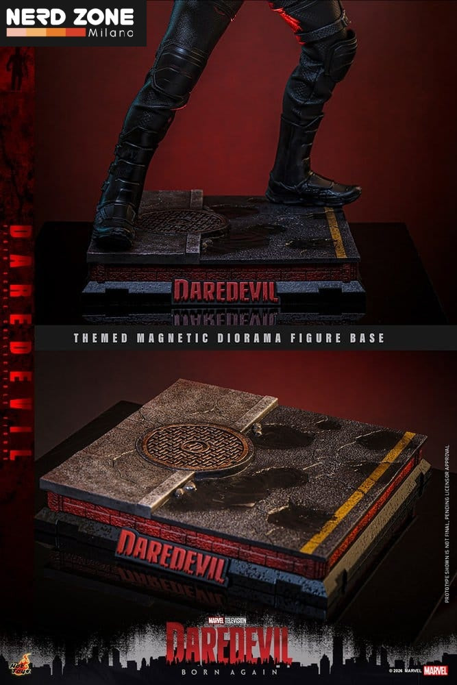 PRE ORDINE HOT TOYS - Marvel Daredevil: Born Again Action Figure 1/6 Daredevil 30 cm