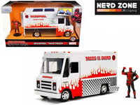 PRE ORDINE - JADA TOYS - Marvel Deadpool Taco Food Truck & Deadpool 1/24 Die-cast Model